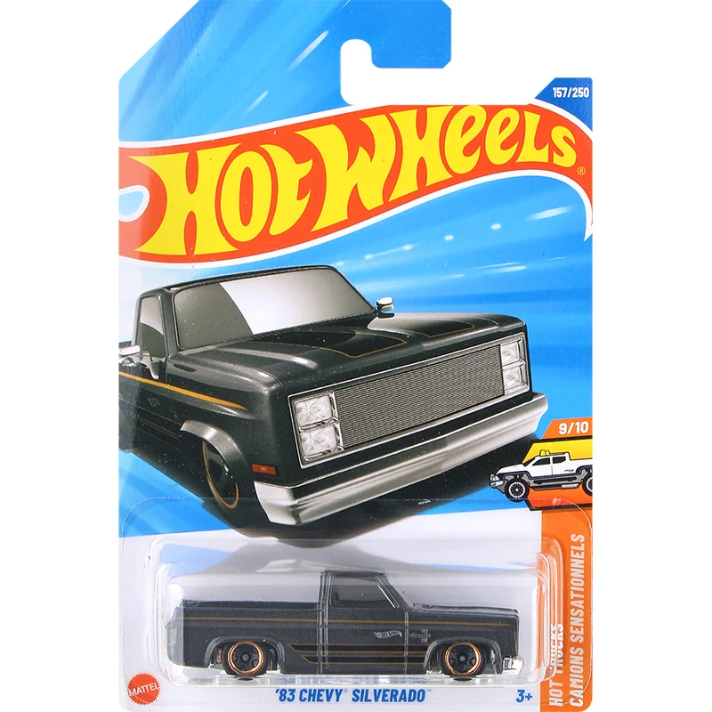Hot Wheels C4982 2025-Q حافظة سيارات مصنوعة من خليط معدني، فيراري SF90/F40/365 GTB4 تشيفي سيلفرادو، مجموعة نماذج دييكاست 1:64 ألعاب للأطفال