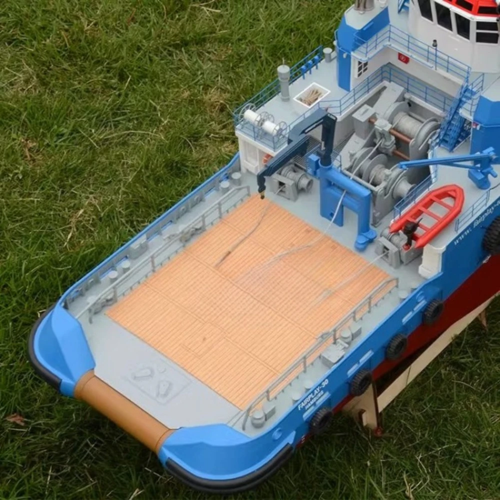 รีโมทคอนโทรล Tugboat รุ่น 1/50 Fairplay30 พอร์ตการทํางานเรือ RTR ไฟเบอร์กลาสเรือรุ่นผู้ใหญ่สะสมรีโมทคอนโทรลเรือ