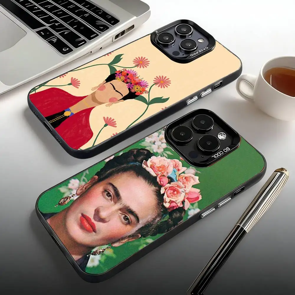 

Artist F-Frida K-Kahlos Phone Case For iPhone 17,16,15,14,13,12,11,Pro,Max,Plus,Mini,SE,Air Candy Matte Shockproof Cover
