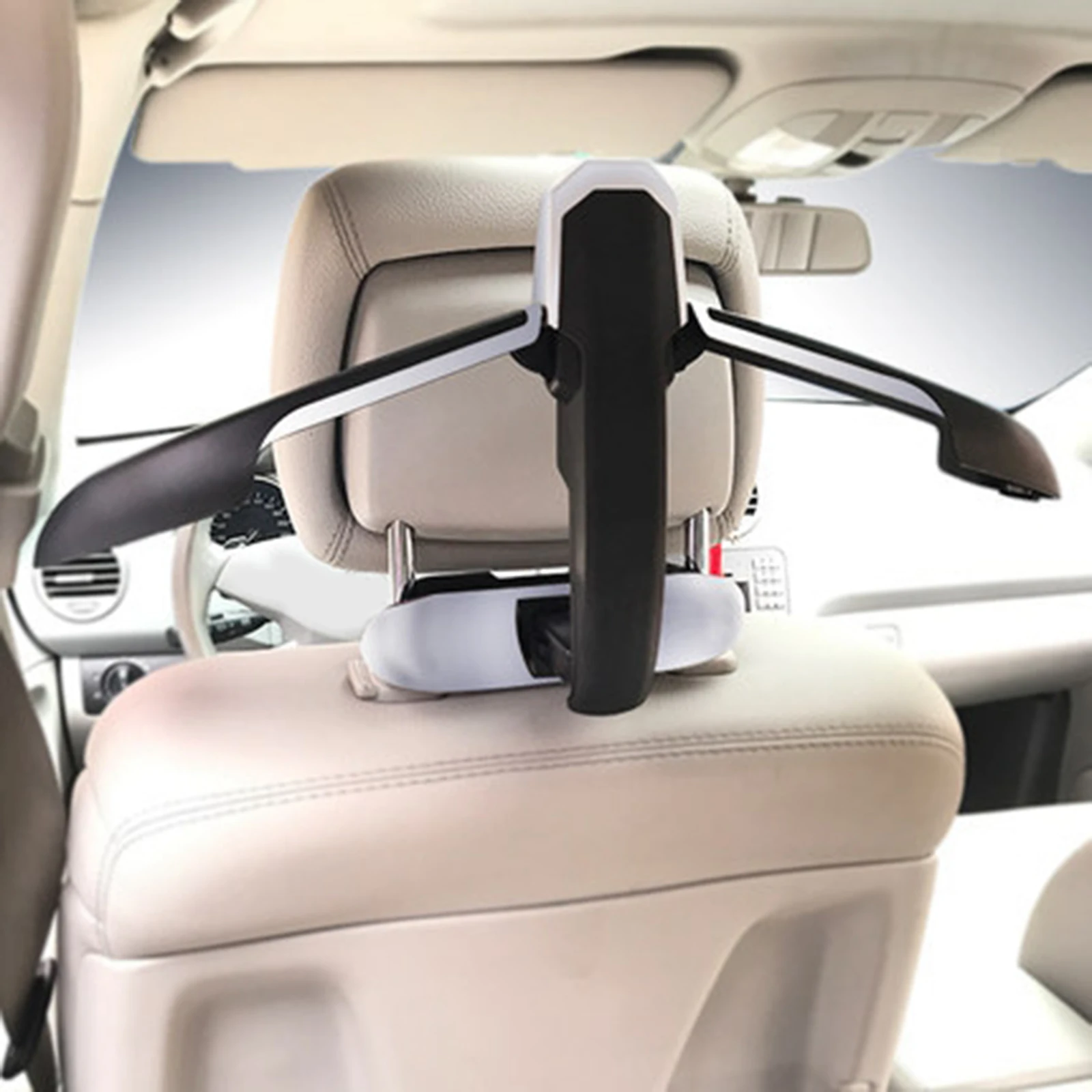 Universal Car Seat Coat Hanger Multi Purpose Car Headrest hook Travel Organizer Car Accessory Retractable Hanger for suit Holder