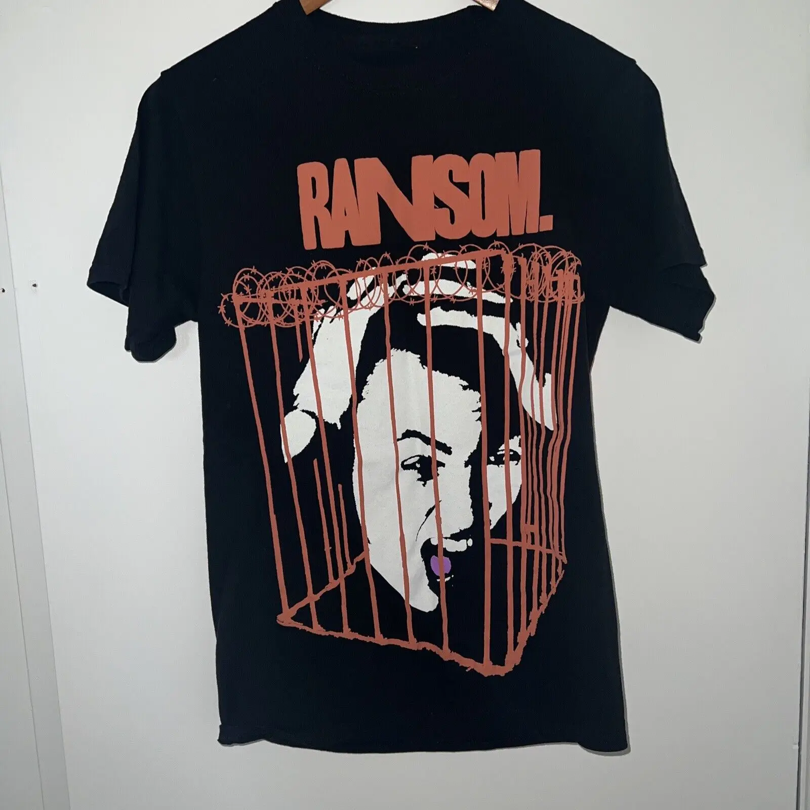 Vintage Ransom Streetwear A Prisoner In My Own Head T Shirt Size Small