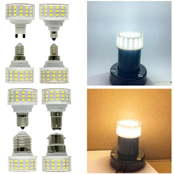 미니 LED 버섯 모양 전구, 에너지 절약 램프, 깜박임 없음, AC 85-265V, 10W, G9, E27, E14, E12, E11, E17, BA15D, B22 