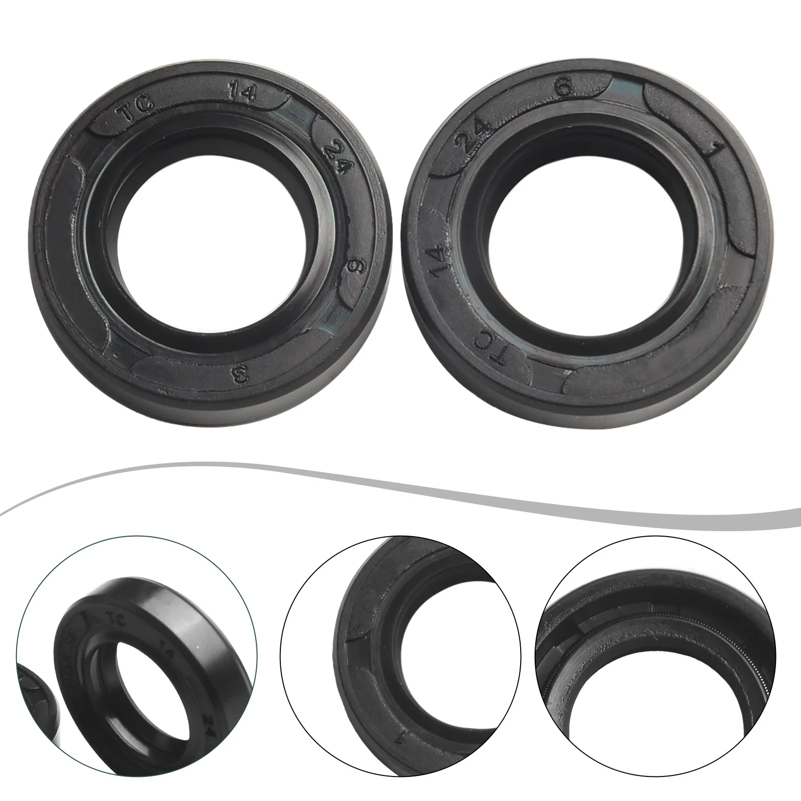 Motorcycle Oil Seal 5*5*3cm Gear Shift Lever Seal Rubber Material Versatile Compatibility Long-lasting Performance