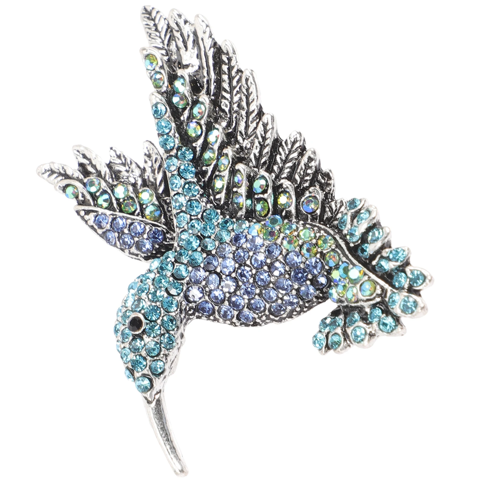 

Hummingbird Brooch Pin Rhinestone Boutonniere Pins Clothes Fashion Accessories Women Clips Dress Elegant Stylish for Evening