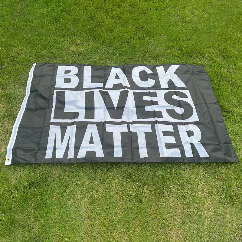 Aerlxemrbrae  150X90CM   US Flag    Black Lives Matter Flag BLM Peace Protest Outdoor Banner