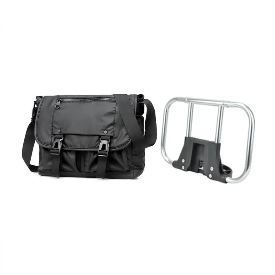 

Folding Bike Retro Large Capacity Messenger Bag For Brompton Dahon Bicycle Waterproof Oxford Cloth Shoulder Bag