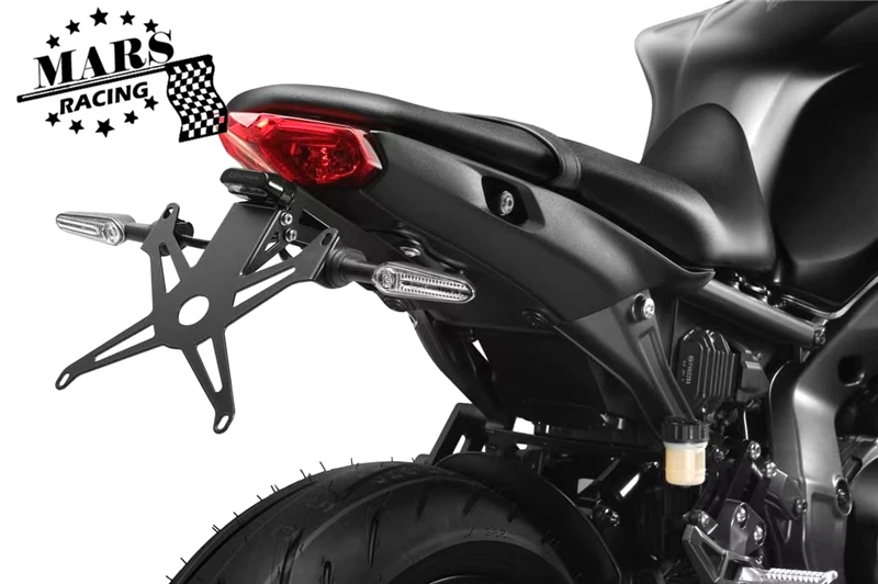 

Motorcycle Rear License Plate Holder Frame Bracket with LED Light Bracket Tail Tidy For YAMAHA NEW MT09 MT 09 2021 2022 MT-09