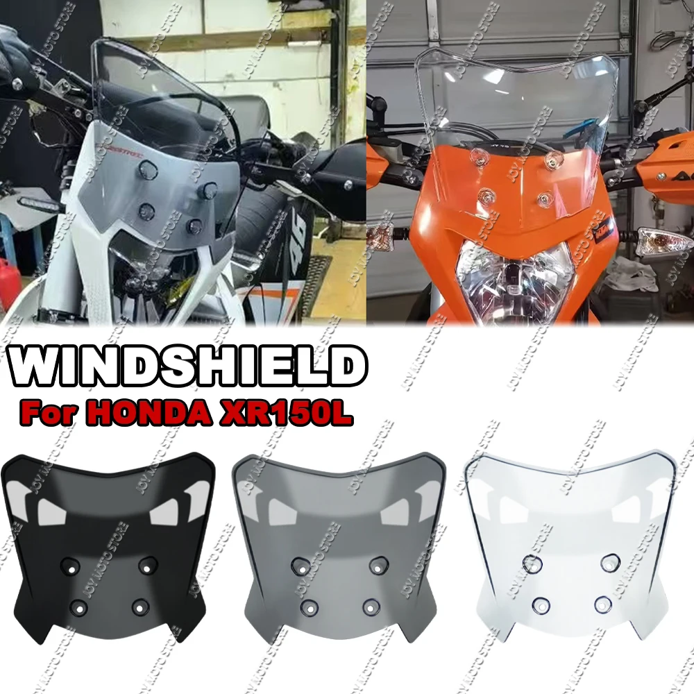 

For Honda XR150L xr150l Motorcycle Universal Windscreen Windshield Covers Screen