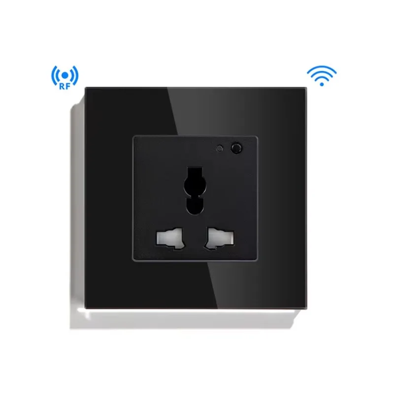 Hot Sale Smart Home 13A  Wifi Remote Control Multi Function Smart Socket Universal Socket Voice Control