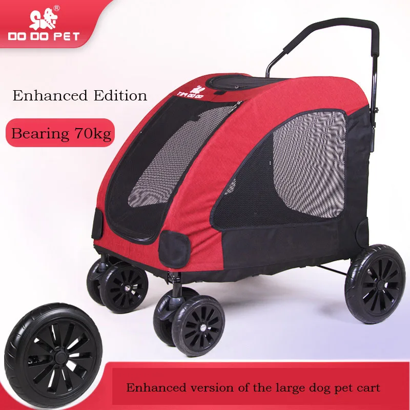 Wholesale Pet Stroller For Medium And Large Dogs Collapsible Old Dog Handicapped Scooter Auxiliary Car For Walking The Dog