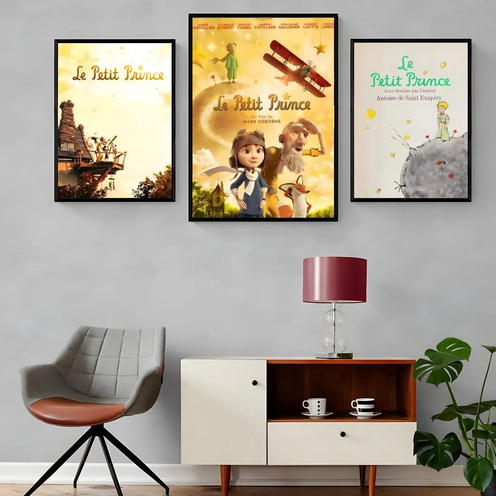 لو بيتي برينس اللوحة الخط قماش المشارك: تجعد الحرة للماء دائم جميع الفضاء جدار ديكور #2