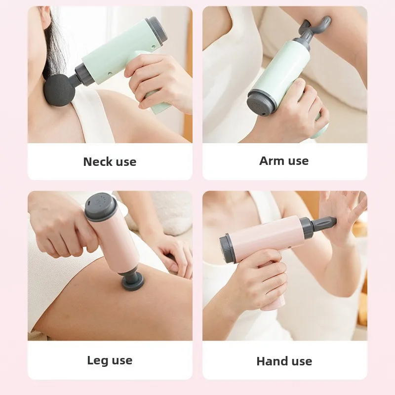 Faszienpistole Muskelmassagegerät Muskelentspanner Elektroschock Greifen Vibration Halsmuskel Fitness Beine