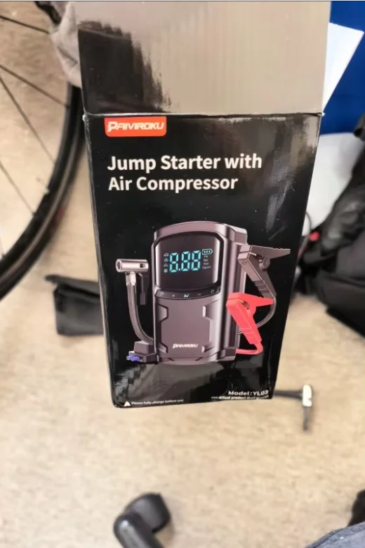 Autoxmatch Paiviroku 4-in-1 Car Jump Starter Kit