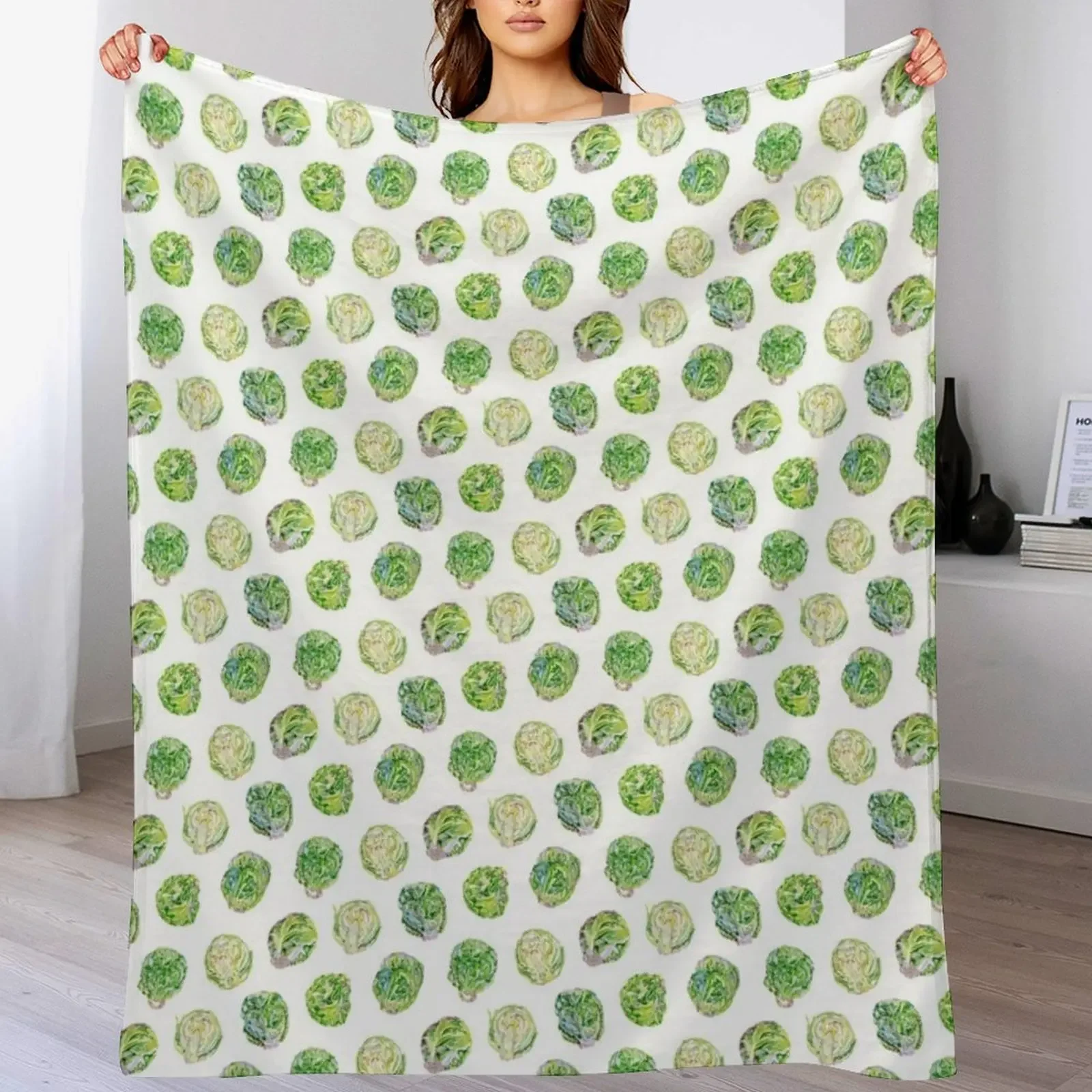 Brussel Sprouts Throw Blanket Soft Summer heavy to sleep Blankets