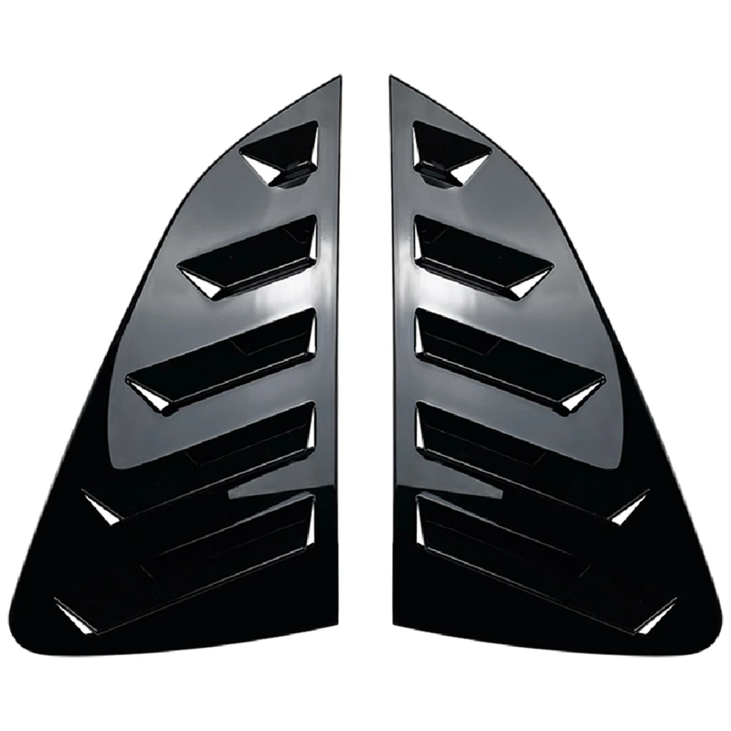 

Автомобильные яркие черные жалюзи для заднего стекла комплект обшивки затвора для Volkswagen Polo Mk6 Polo 2018-2023