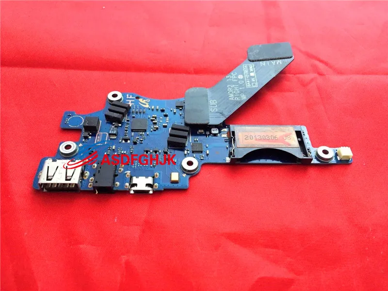 

FOR Samsung Np900x3d Card Reader Audio USB Port Board W/ Cable Ba92-09391a 100% Works Perfectly