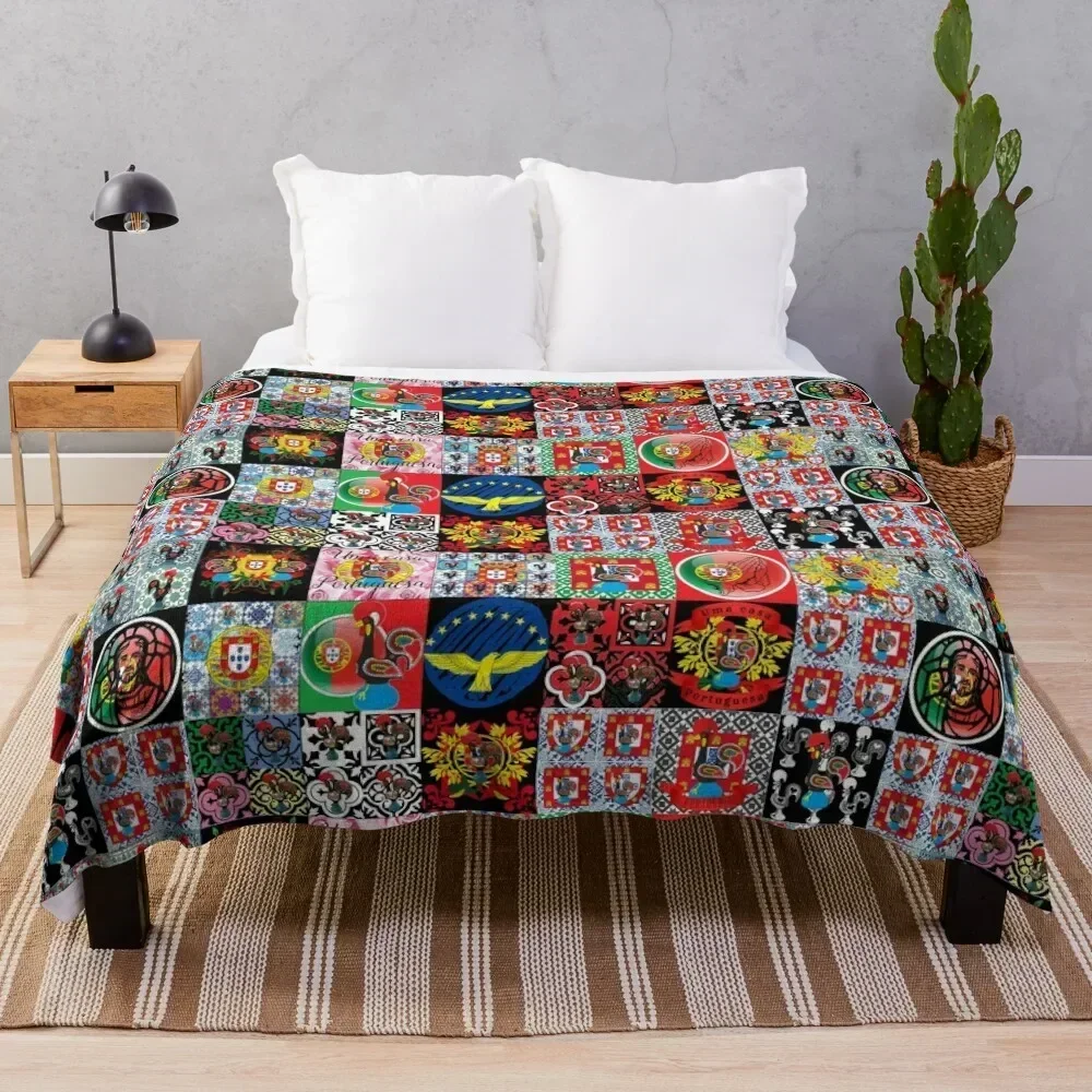 Portuguese culture Throw Blanket Flannel Fleece Soft Warm Throw Blanket