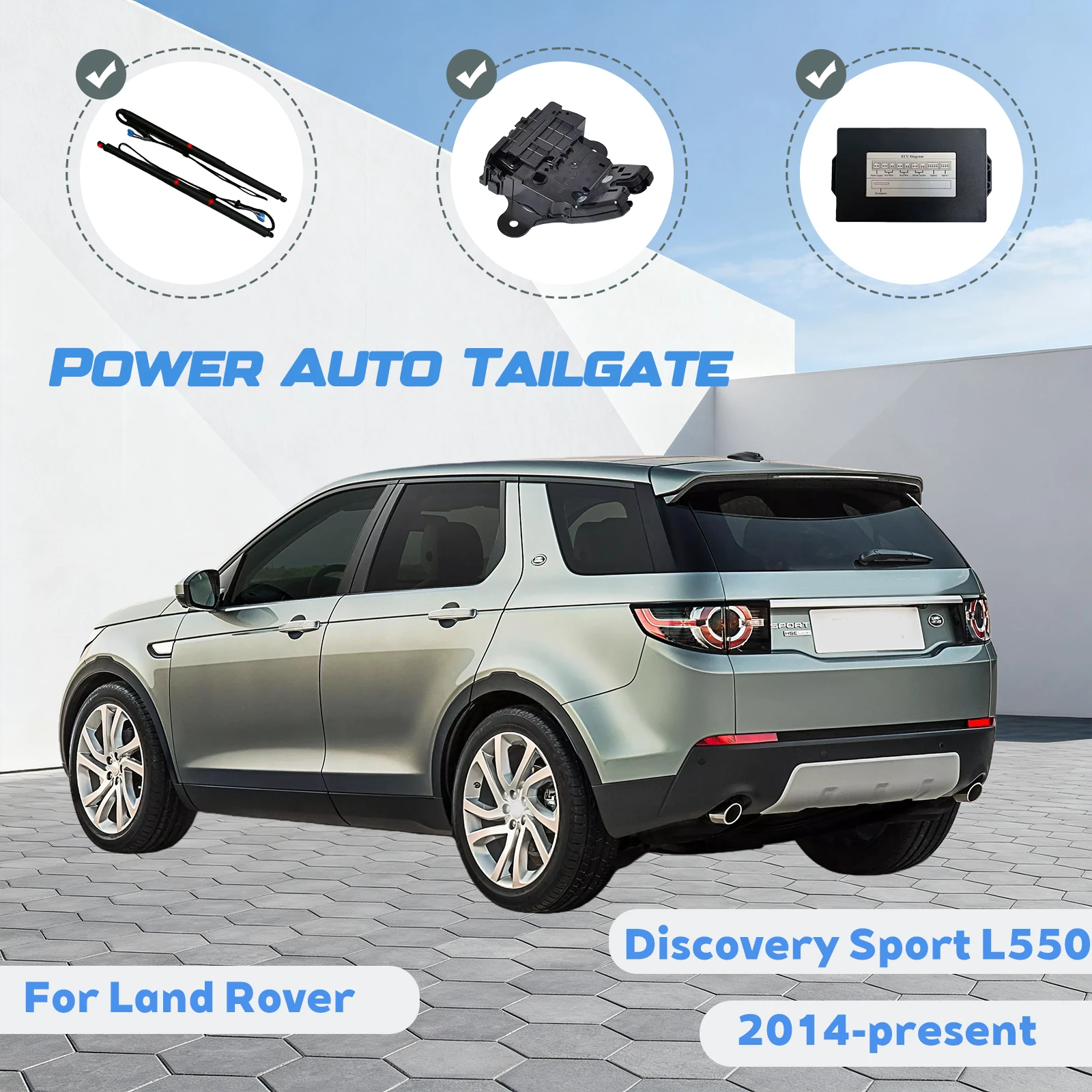 لاند روفر ديسكفري سبورت L550 2014-الحاضر طقم الرفع الأوتوماتيكي للسيارة فتح صندوق السيارة الذكي رفع كهربائي الباب الخلفي #1