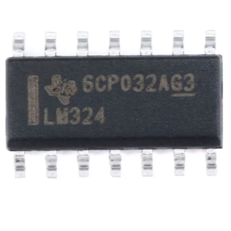 

10PCS LM324DR Brand New Authentic SOP14 Silk screen:LM324