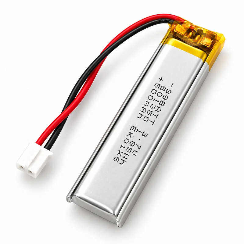 801350 081350 500mAh 3.7V Li-Po Polymer Battery, 8pc Rechargeable Cells for Bluetooth Headset, Speaker, Pet Drinker, Thermometer