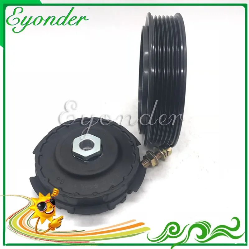 Poulie d'embrayage magnétique de compresseur de climatisation d'air A/C, 6SES14C pour TOYOTA COROLLA ZRE182 2017 2018 447280-6585 4472806585