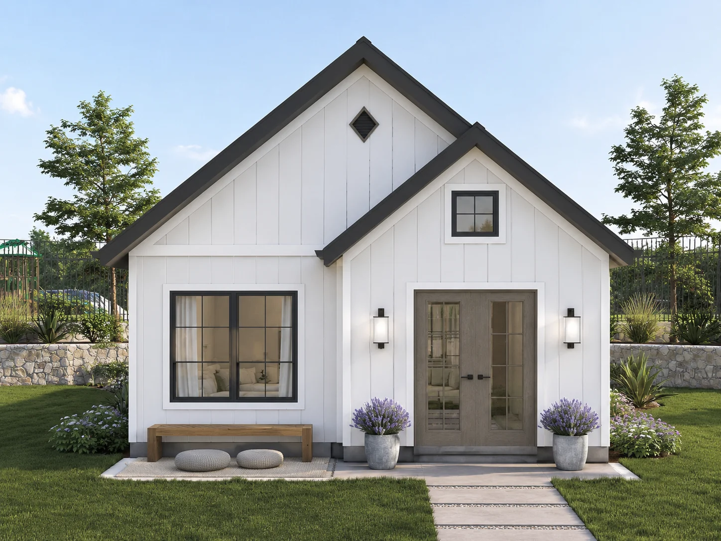Luxury Detached Villa House Portable Modern Prefabricated Building for Living