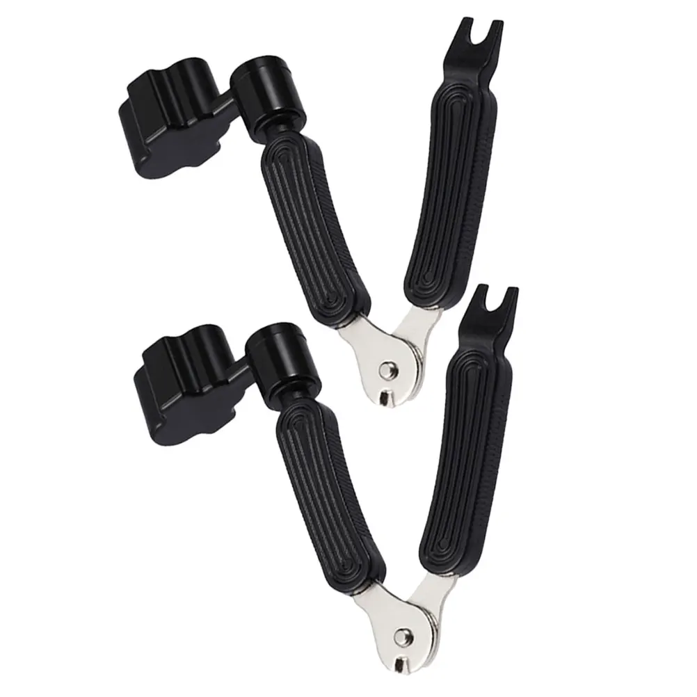

2pcs Guitar String Winder Tool Multifunction For Acoustic Electric Bass Guitar Maintenance Kit Bridge Pin Puller Peg Remover