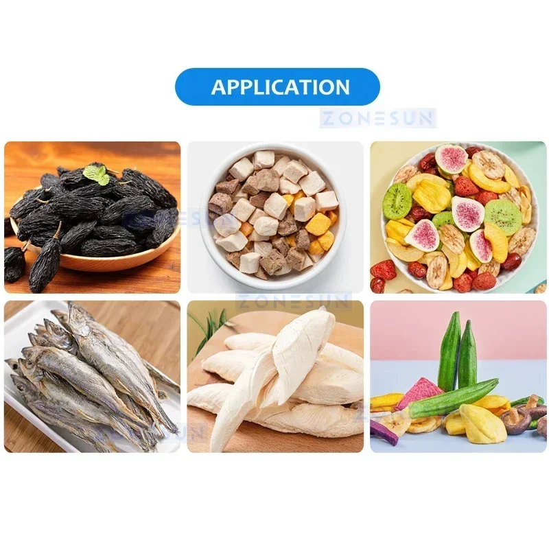 Zonesun Macchina per liofilizzazione sottovuoto Liofilizzatore industriale Macchina per alimenti liofilizzati ZS-FD650