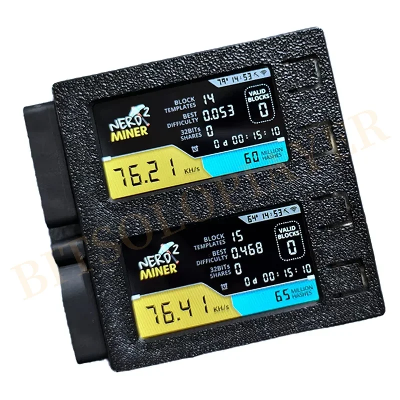 DIY NerdMiner S19 Mini Tiny 156KH/s Hashrate V1.6.3 Bitcoin หวย Miner BTC Solo Mining Miner คริสต์มาสของขวัญ