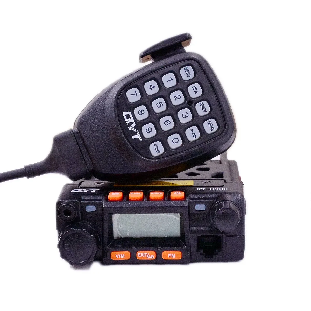QYT KT-8900 Mobile Radio Transceiver Dual Band VHF UHF 2m 70cm DTMF 25W Mini Car Intercom Ultra-compact Wireless Communication