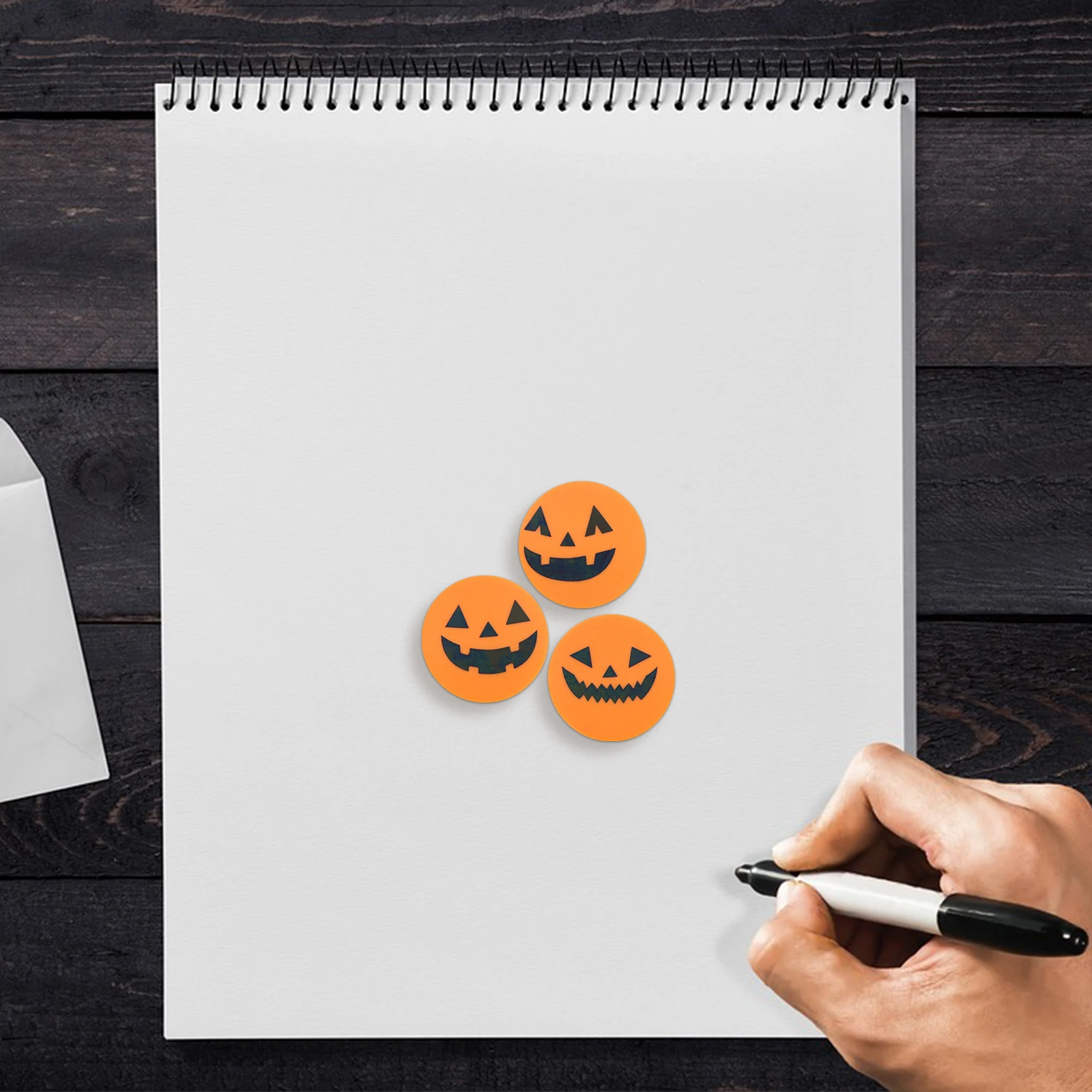

36 Pcs Pumpkin Eraser Novelty Pencil Erasers for Cup Creative Cartoon Child