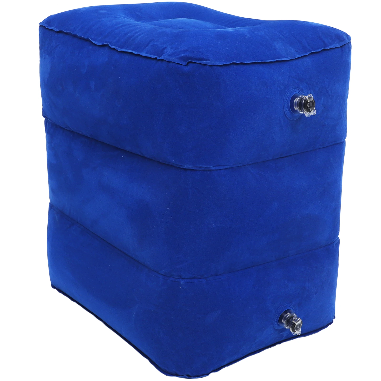 

Inflatable Footrest Cushion Foldable Travel Pillow Comfortable Flocking Material Adjustable Height Stool Outdoor Furniture Use