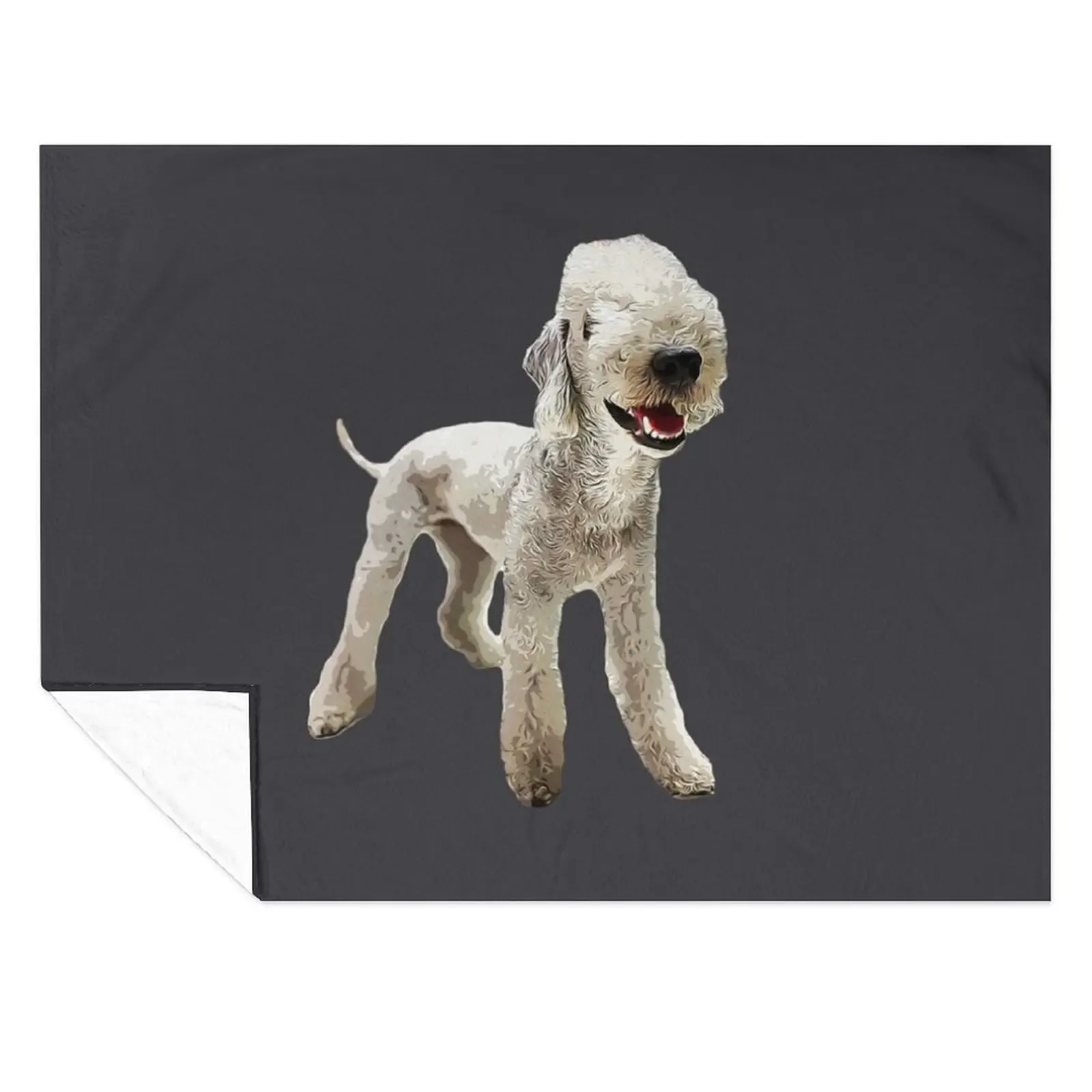 

Bedlington Terrier Throw Blanket wednesday christmas gifts blankets and throws funny gift Blankets