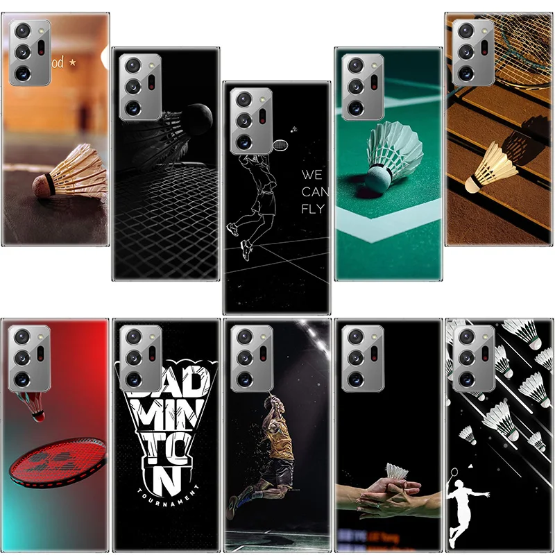 

Badminton Sport Phone Case for Samsung A17 A37 A57 A54 A14 A24 A34 A07 A04S A02S A12 A22 A32 A52S A16 A26 A36 A56 A72 Galaxy Not