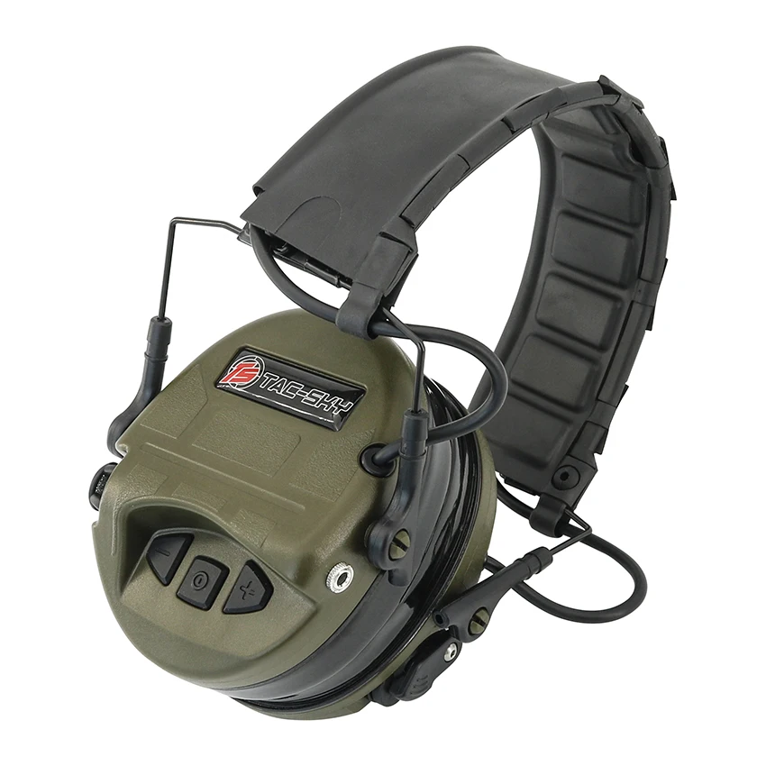 TAC-SKY-Headset Tático Atualizado, Proteção Auditiva, Ouvido Eletrônico, Ultra IPSC, Tiro Airsoft Headphones