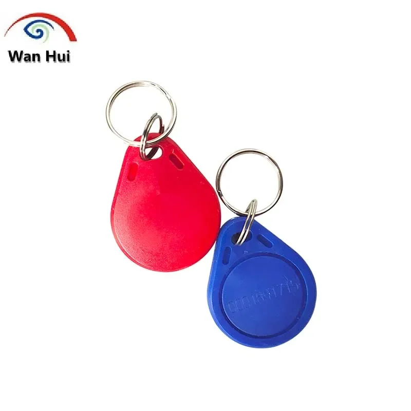 5/10Pcs EM4100 125khz RFID Tag TK4100 Chip Key Fob Keychain Token Ring Llaveros Llavero Porta Key Read-Only Plastic Waterproof