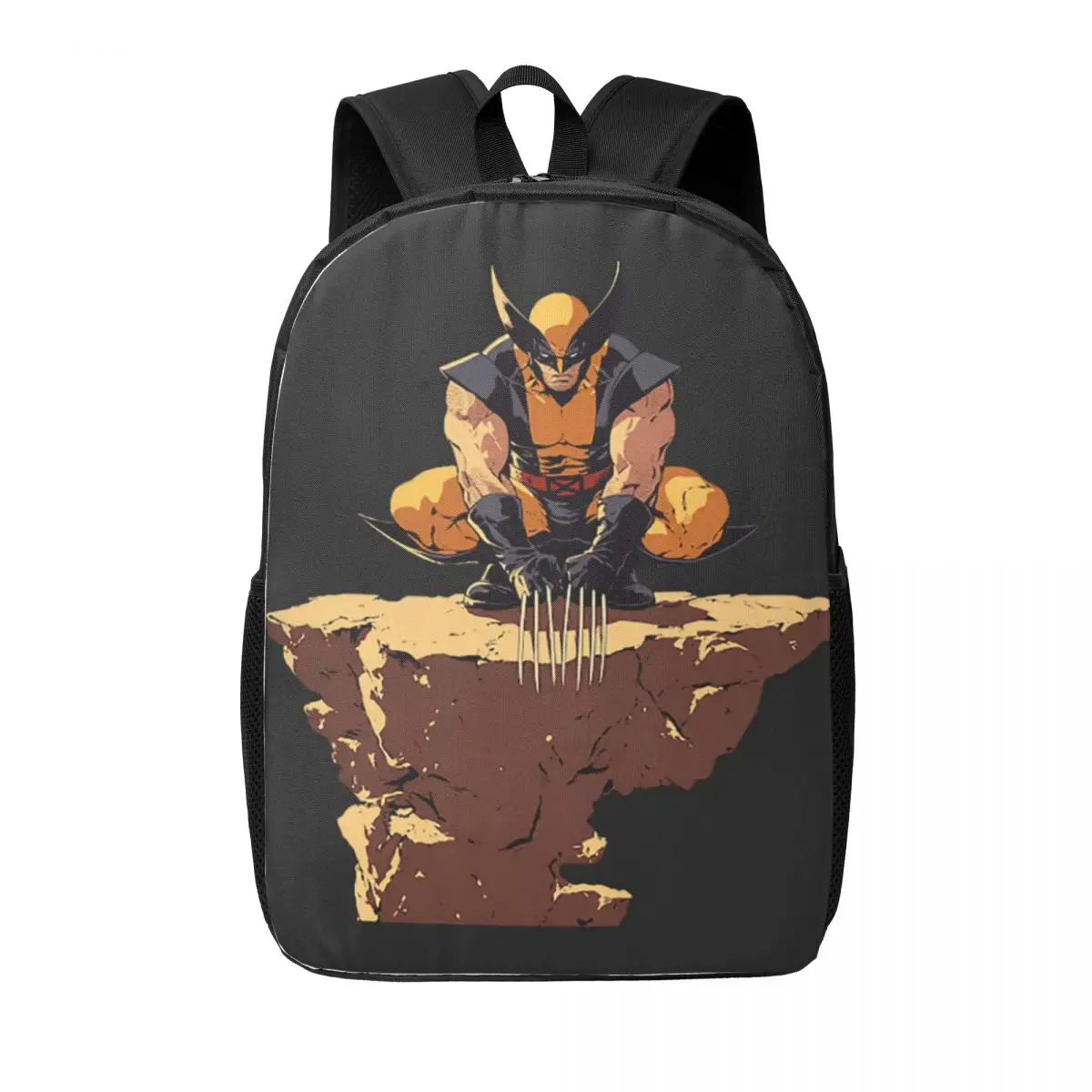 Custom Wolverine Stone Backpack for Women Men School College Students Bookbag Fits 15 Inch Laptop Bags