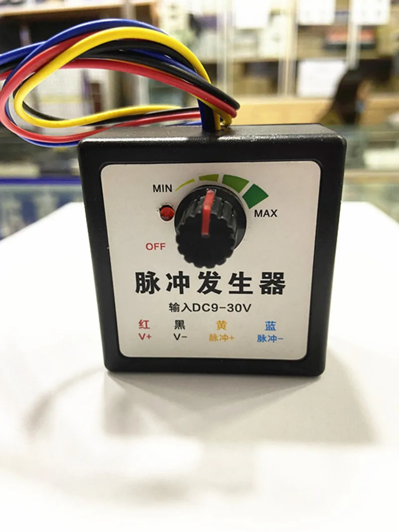 DY-01 Stepping Motor Controller Pulse Generator Speed Governor 20KHZ Knob Rotation Motor Test Speed Speed