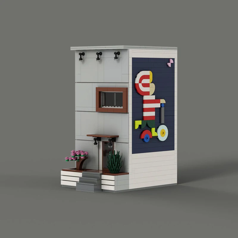 626-個-moc-現代建築芸術的な建物のファサード壁画-diy-モデルビルディングブロック家の装飾のギフト