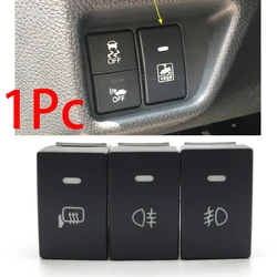 Car LED DRL Light Bar Radar BSM Power On Off Music Front fog light Switch Push Button for Honda Fit Car Accessories