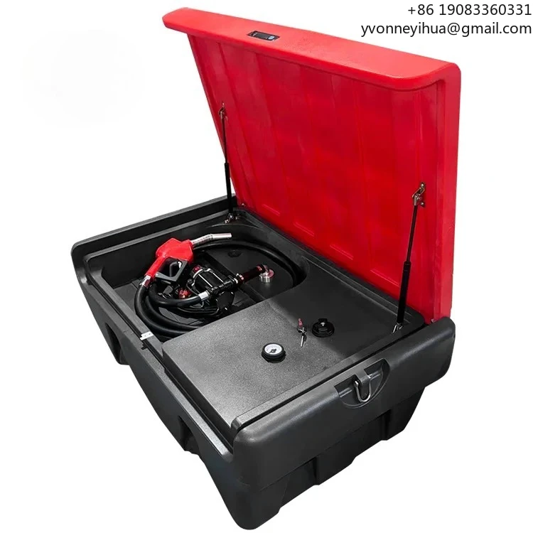 

Thick Strong Poly Plastic Container 240 Liters Diesel Tank Storage For Truck With High Quality Fuel Pump
