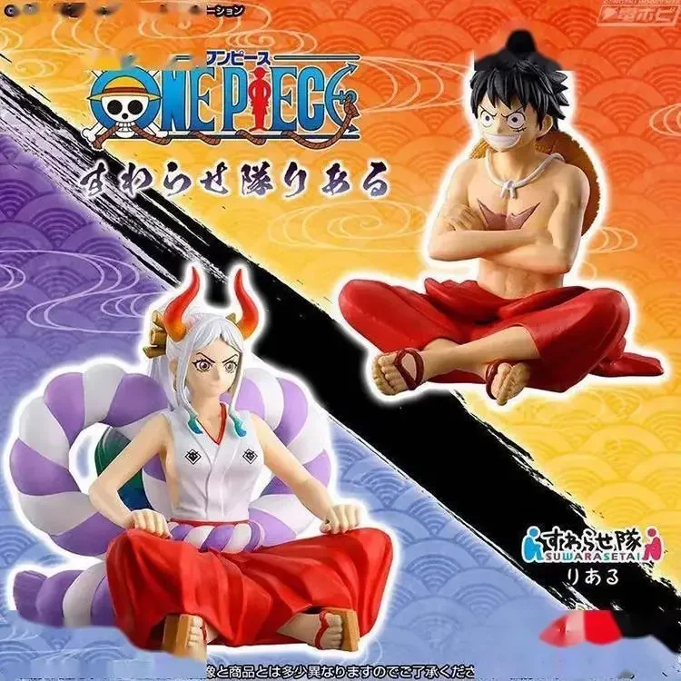 Bandai Original Anime One Piece Gashapon Cartoon Re-ment Figure Yamato D.Luffy Nami Tony Chopper Children's for Toys Model Gifts