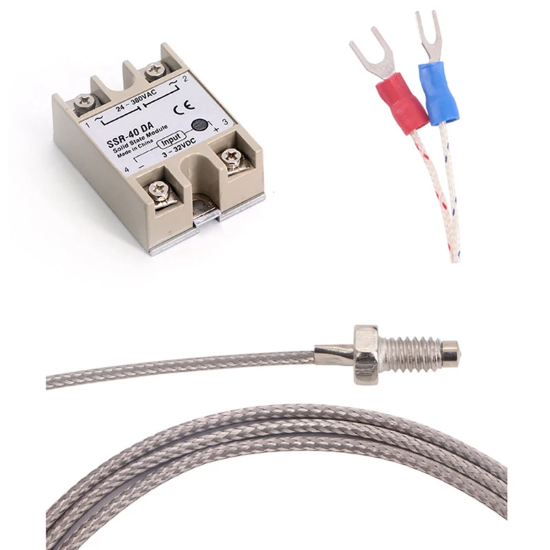 Thermostat Intelligent PID REX-C900 V AC, régulateur de température, Max 25a 40a, sortie relais SSR, dispositif de chauffage, 220