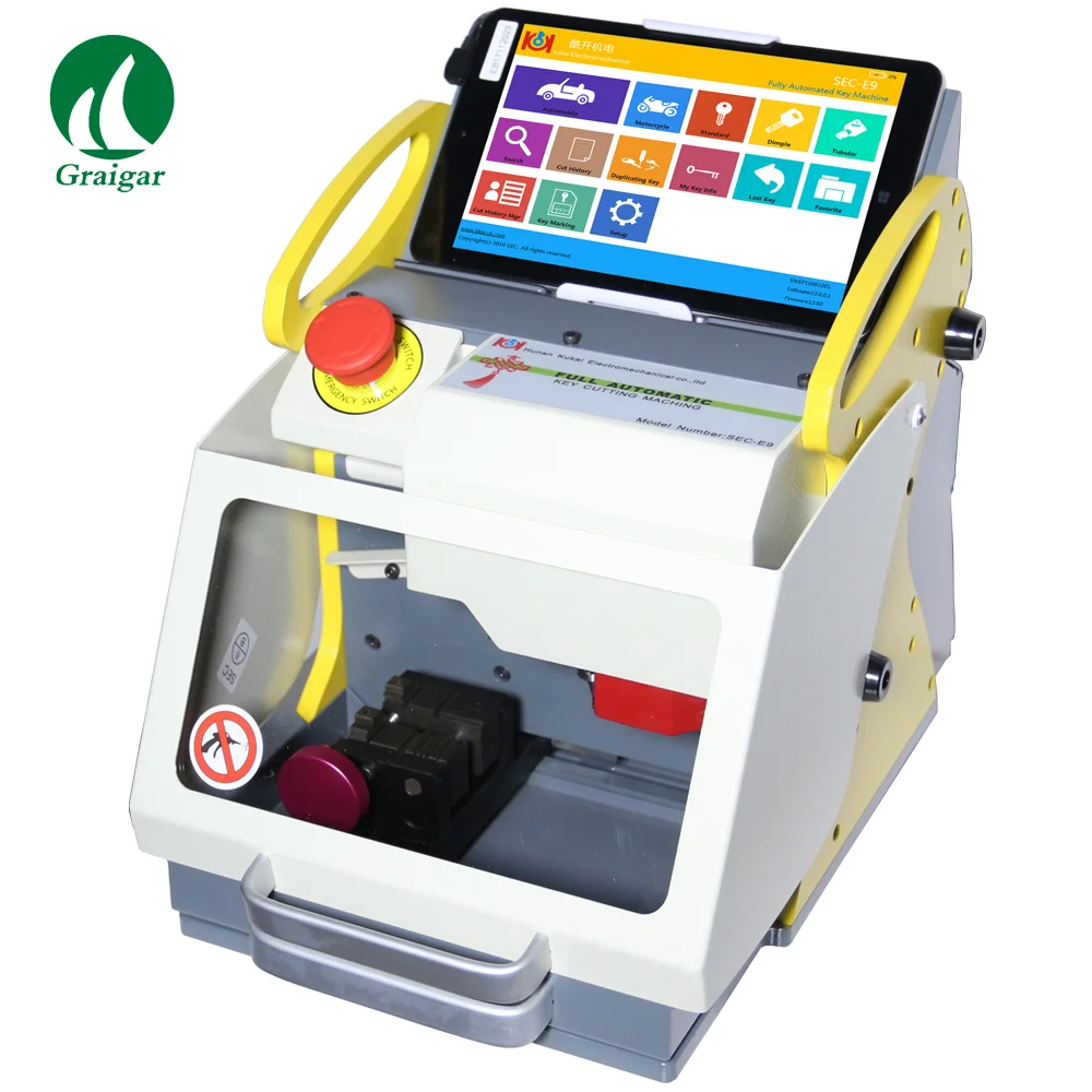 SEC-E9 Automatic Key Cutting Machine for Wide Range of Key Types,with Functions of Wi-Fi Internet Connection