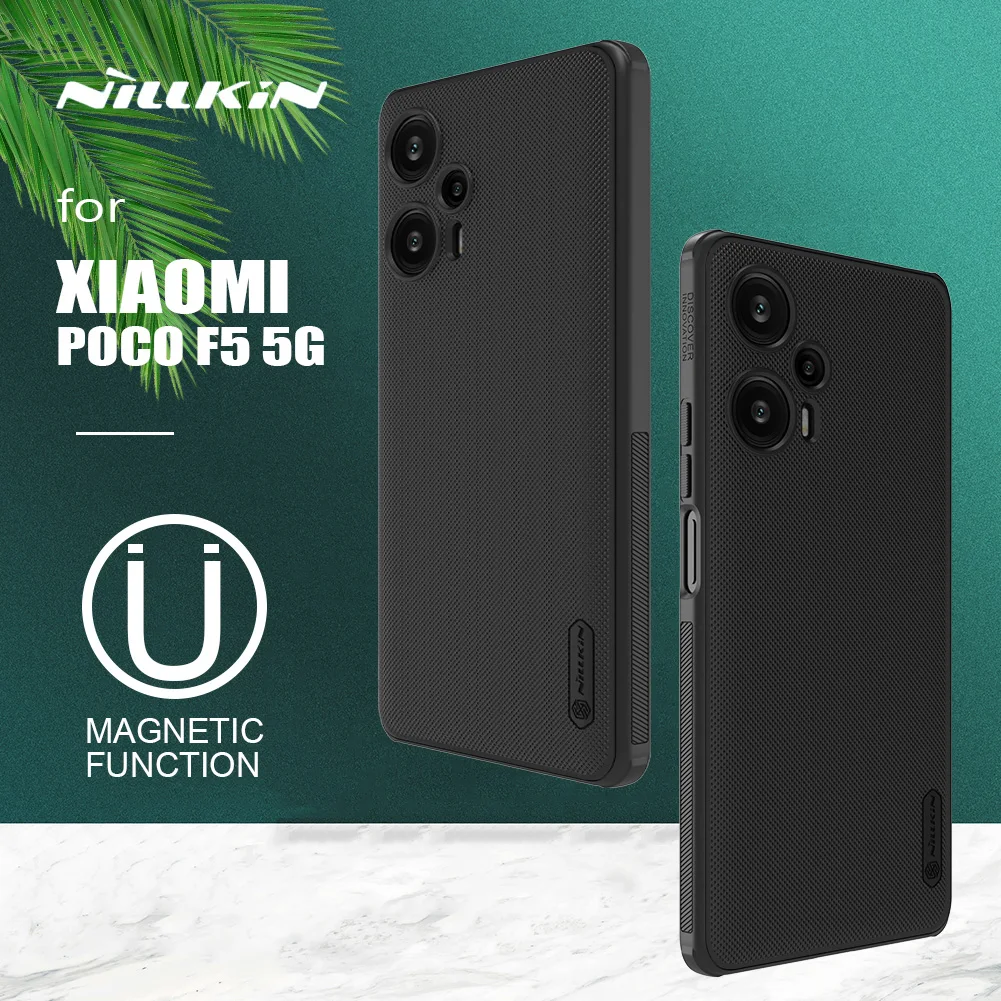 

Для Xiaomi Poco F5 5G Case Nillkin Super Frosted Shield Hard Magnetic Ultra-Thin Back Cover for Xiaomi Poco F5 5G Case