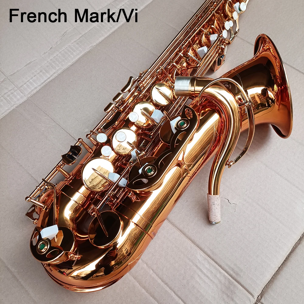 

Французский тенор-саксофон Mark6, си-бемоль, лакированный, из латуни, профессиональный, деревянный духовой инструмент с мундштуком и шейкой. ﻿