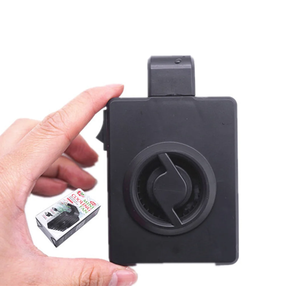 Mini Cooling Fan Fish Tank Temperature Controller Durable Plastic Practical for Under 45 Cm Tanks