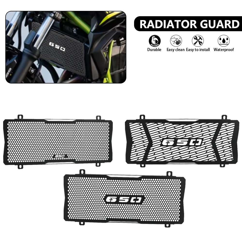 

Motorcycle Radiator Grille Guard Cover For Kawasaki Ninja 650 Ninja650 Urban Tourer Performance Z650RS Z650 2017- 2024 2023 2022