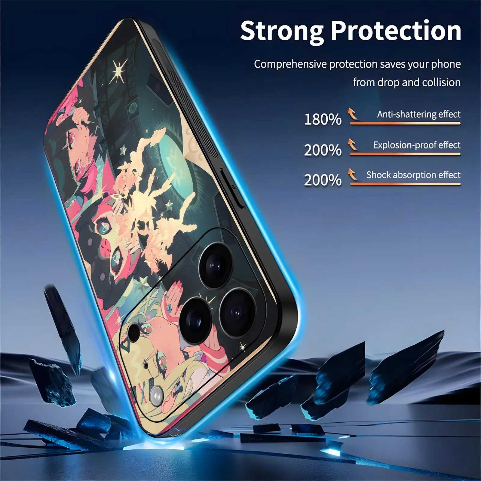 Zenless Zone Zero Aria  Phone Case For iPhone17 16 16e 15 14 13 12Plus Mini Pro Max Soft black Shockproof Cover - view 4