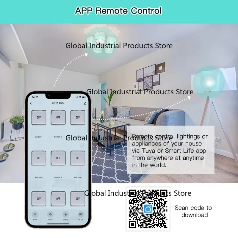 KC868-H32B Ethernet WiFi ESP32 TUYA Relay Controller Home Automation Compatible with TPLink Kasa Smart WiFi Switch